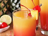 Pineapple Upside-Down Cocktail
