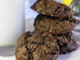 Triple Chocolate Oatmeal Cookies