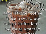 Tuesday Tip: How to Make Iced Coffee (without watering it down)