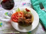 Lihapulla /Meatballs (sans the meat )Finnish way