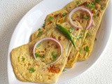 Besan ki Masala Roti - Haryana Breakfast