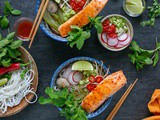 Easy Salmon Pho (Vietnamese Noodle Soup)