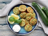 Healthy Baked Zucchini Fritters