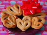 Valentine's Day Mini-Heart Soft Pretzels