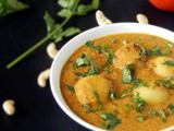 Shahi kaju aloo recipe | potato in rich masala gravy