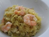 Dieting Doesn't Have to be Boring, Shrimp Scampi over Spaghetti Squash