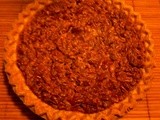 Deep dish pecan pie