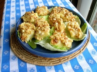 Banana croquettes or banana salad