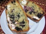 Blackberry cream cheese bread