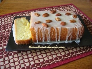 Buttery orange pound cake