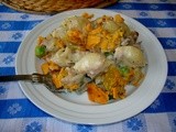 Cheesy tuna casserole
