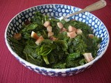 Fresh mustard and turnip greens