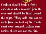 Handy food tip- baking cookies