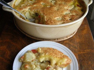 Hearty chicken pot pie