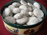 Holiday pfeffernusse cookies
