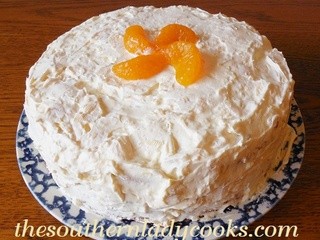 Mandarin orange cake