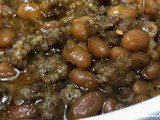 Maple baked beans with sausage