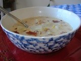Savory corn chowder