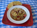 Slow cooker cabbage fiesta soup