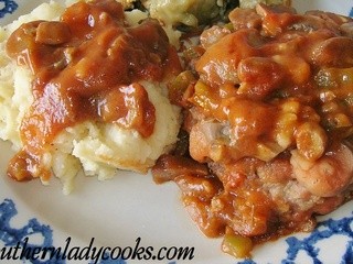 Sweet & sour hamburger steak and gravy