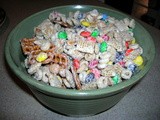 White chocolate party mix