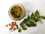 Curry Leaves and Peanut Chutney