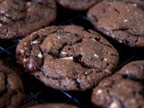 Chocolate White Chocolate Chunk Cookies