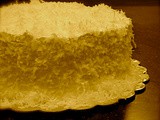 6/99: Southern (Manhattan) Coconut Cake with Silk Meringue Buttercream