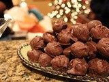 Buck-eyes (peanut butter balls)