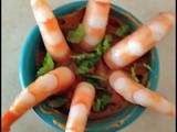 Shrimp with Spicy Asian Peanut Dipping Sauce