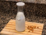 The Easiest Homemade Almond Milk in the World (5 minutes, 2 Ingredients!)