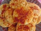 Paprika Swiss Shortbread with Baked Potato Dip