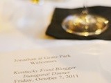 Kentucky Food Bloggers Association Inaugural Networking Dinner