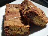 Chocolate chip cookie dough brownies