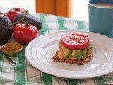 Wellness Monday: Egg White, Avocado and Tomato Sandwich