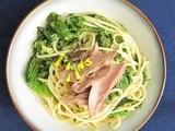 Dinner on the Fly: Duck Confit Carbonara with Braised Greens and Garlic Scapes