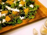 Roasted Yellow Beet & Black Lentil Salad