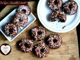 Baked Mini Chocolate Donuts {Vegan - Dairy Free}