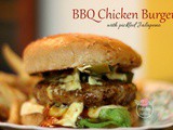 Bbq Chicken Burgers with Jalapenos & bbq Sauce