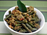 Long Beans with Soya and Rye Berries (Guest Post - 18 By Mireille)