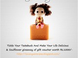Reminder : Soulflower Rs.1000/- worth Gift Voucher Giveaway