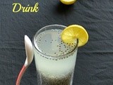 Basil Seeds Lemonade | Easy Summer Drinks
