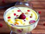 Fruit Custard Recipe – Mixed Fruit Custard
