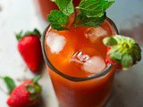 Organic Iced Strawberry Tea Recipe