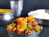 Potato Capsicum Curry Recipe – Aloo Capsicum Subzi Recipe