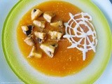 Happy Halloween With Pumpkin Mushroom Soup