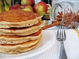 Pancakes pommes-millet sans gluten/Gluten free apple-millet pancakes