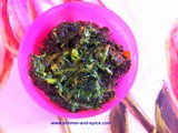 Palak Dry Recipe | South Indian Palak Recipe | Spinach Dry Recipe