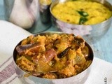 Eggplant Podi Curry Recipe| South Indian Lunch Recipes