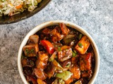Indo Chinese Style Paneer Bell Pepper Stir Fry Recipe